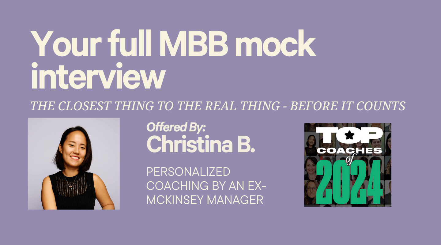 Run a Real MBB Consulting Interview