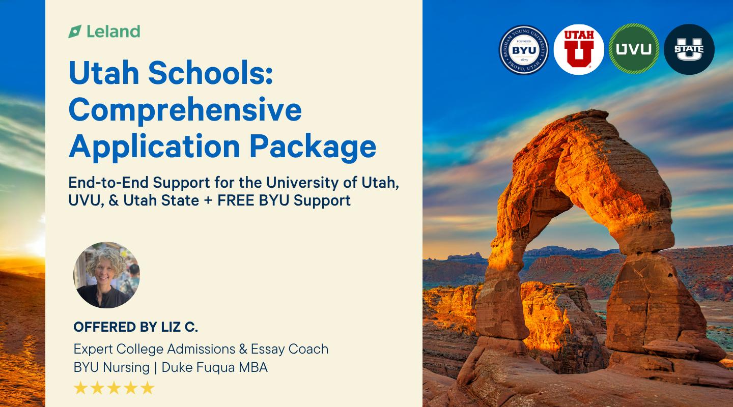 Utah School + FREE BYU: Essay Package