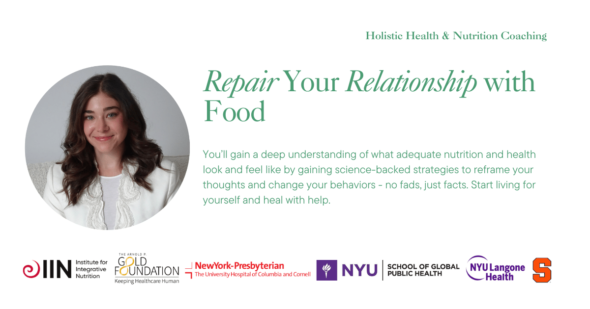 Repair Your Relationship With Food