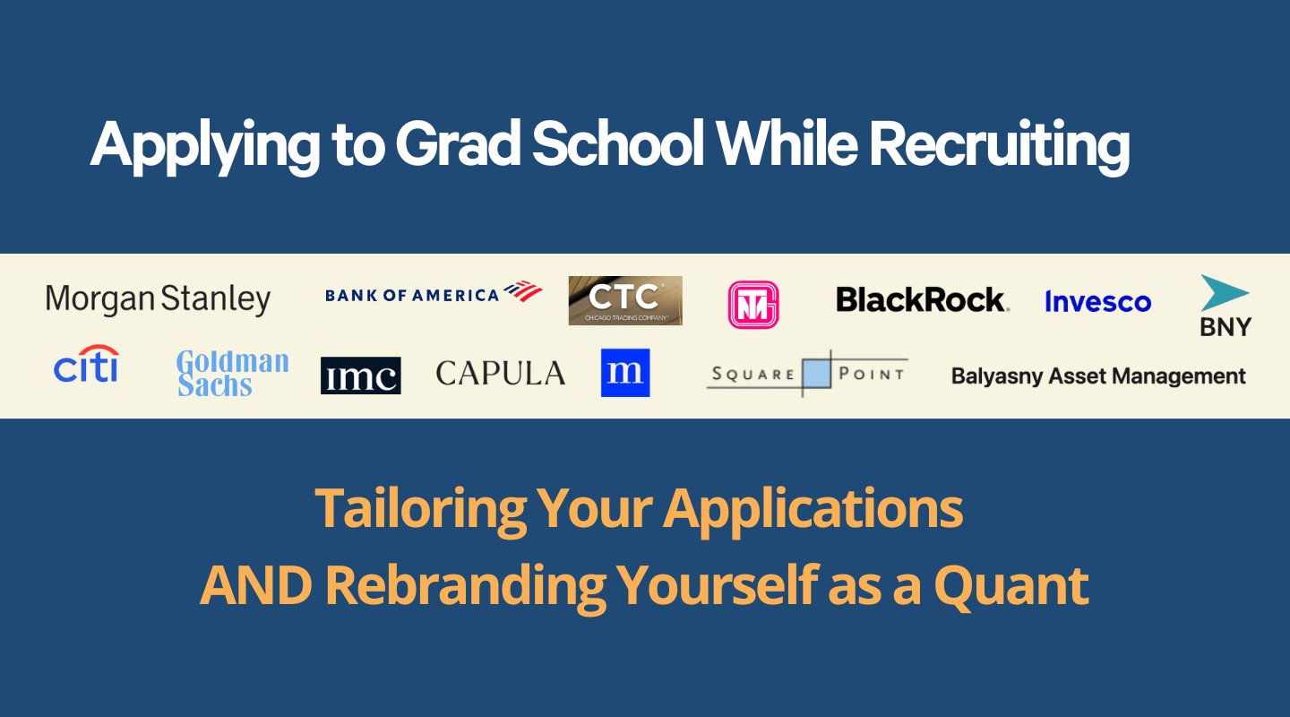 Balance Grad School Admissions + Recruitment