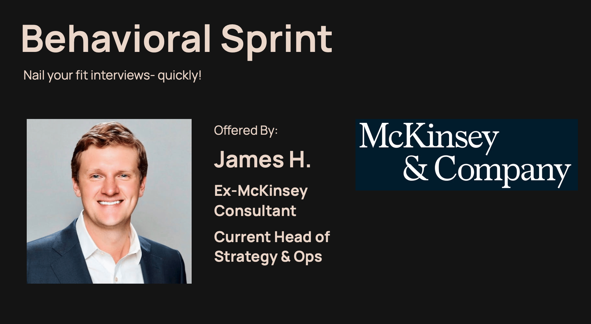 Behavioral interview sprint