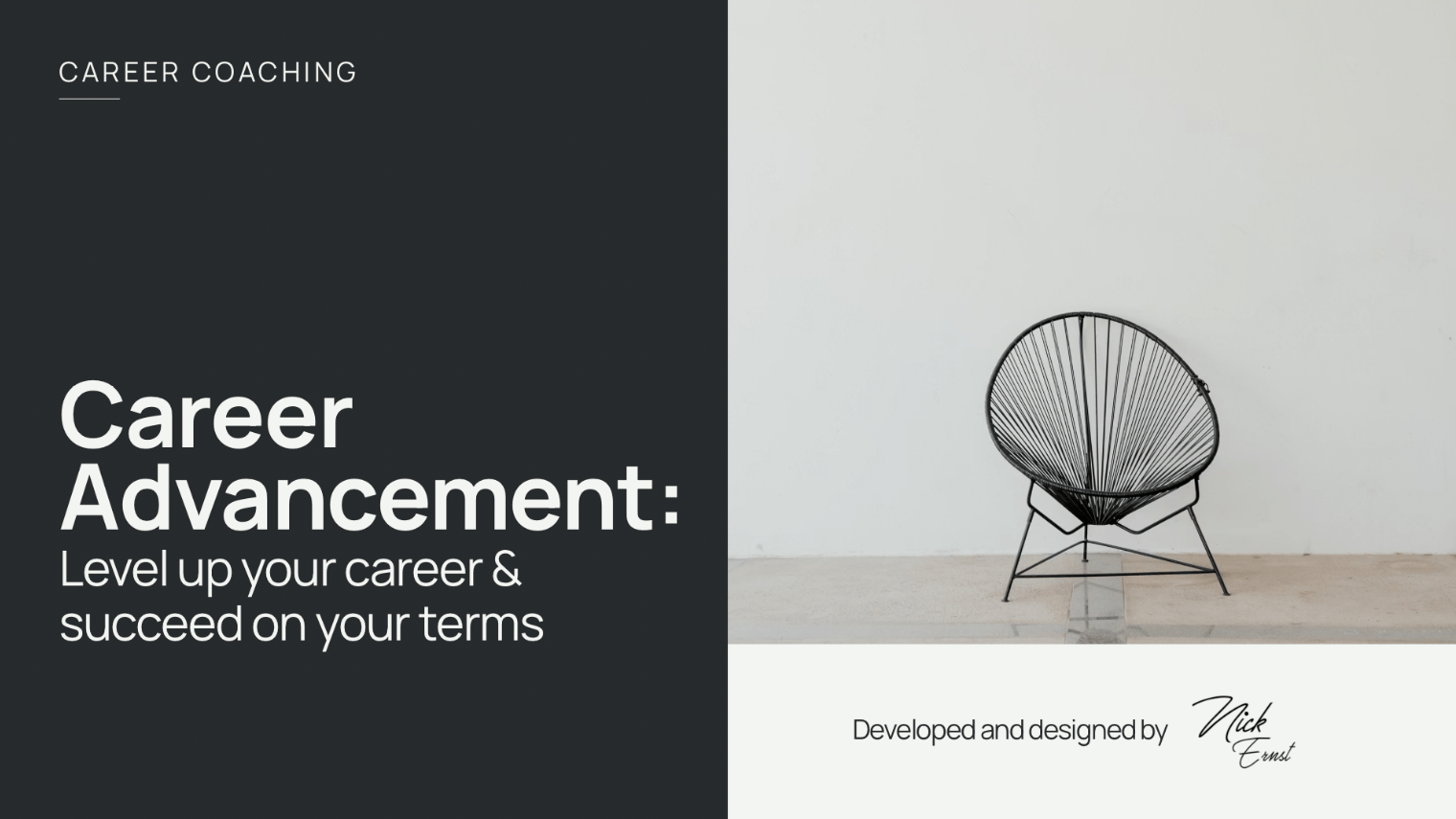 Career Advancement: Level Up Your Career & Succeed on Your Terms