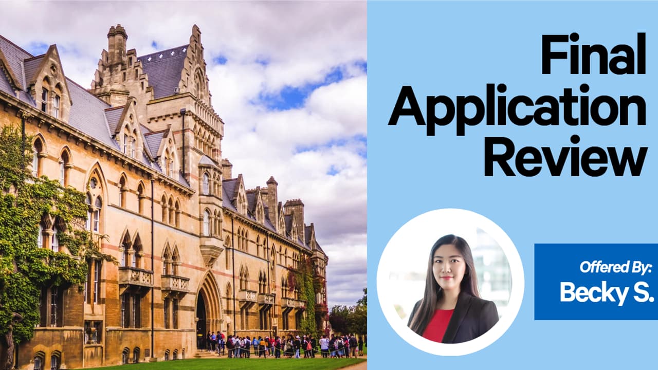 Final Application Review