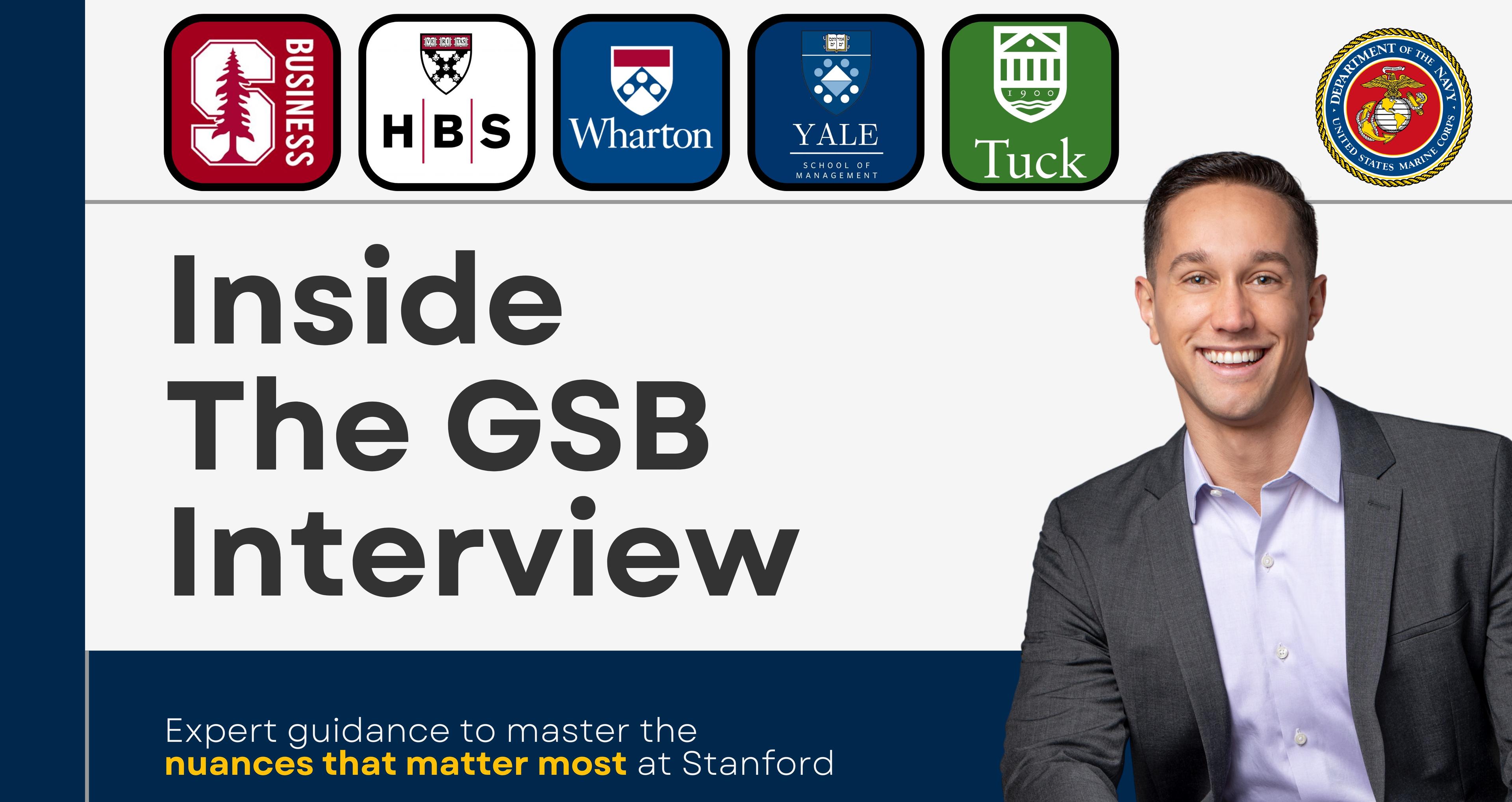 MBA: Inside the GSB Interview