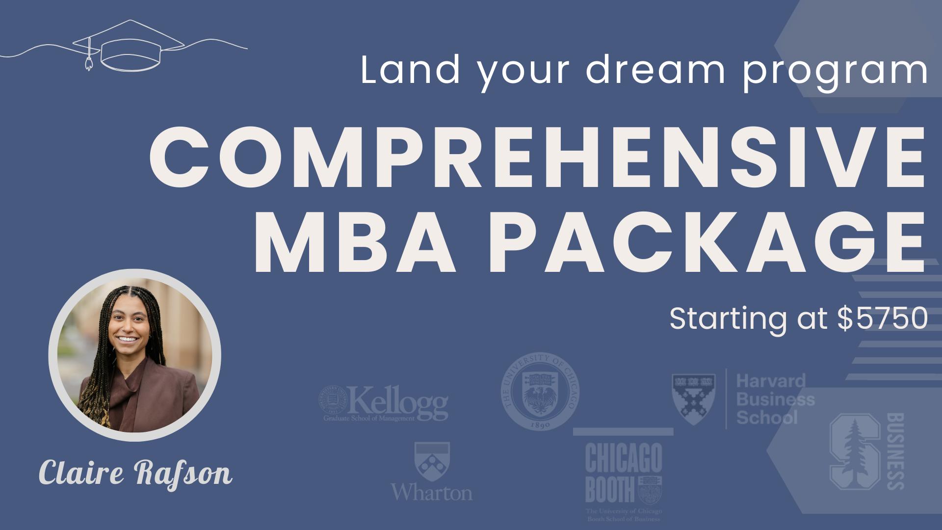 Comprehensive MBA Application Package — Land Your Dream Program