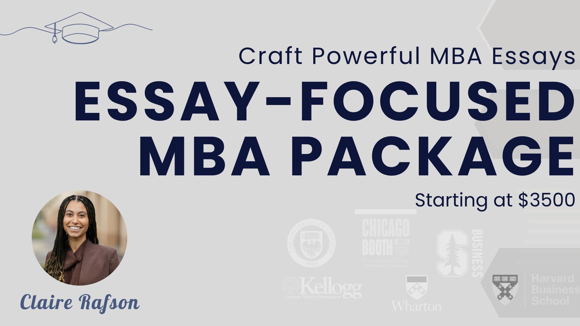 MBA Essay Package — Build Compelling Narratives That Win