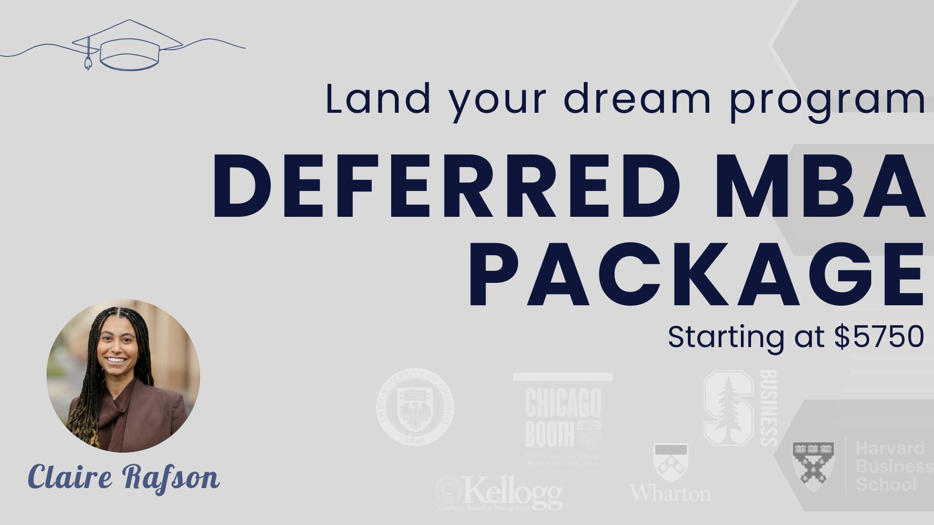Comprehensive Deferred MBA Application Package — Secure Your Future Now