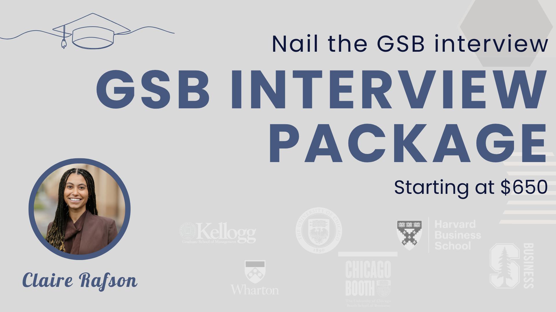 Stanford GSB Interview Prep Package