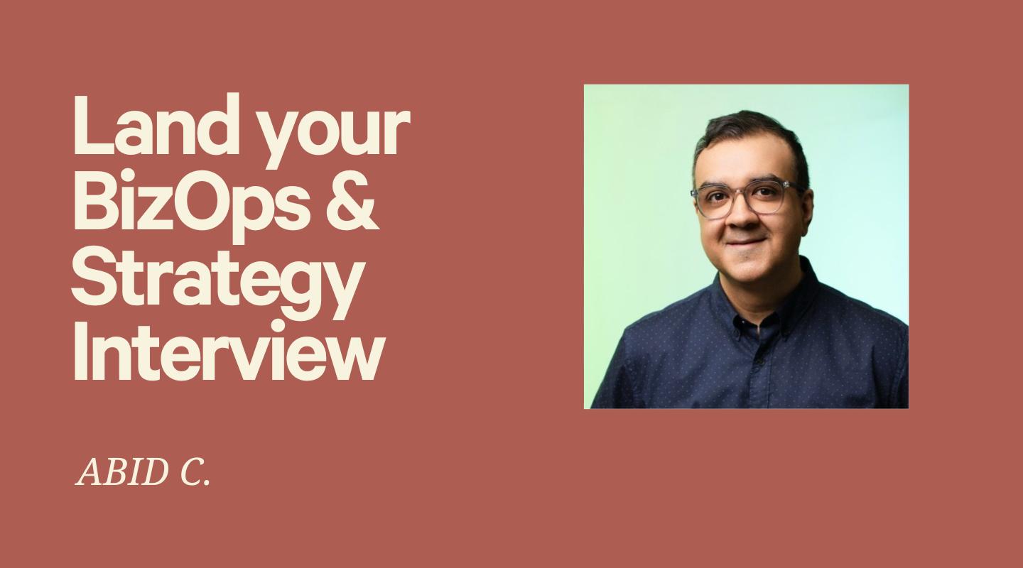 Land your BizOps & Strategy Interview