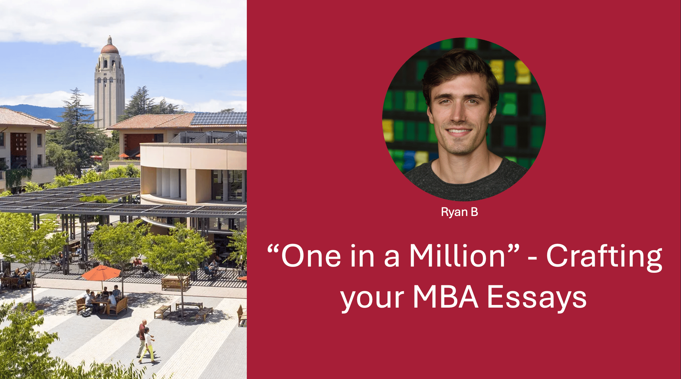One in a Million - Crafting your MBA Essays