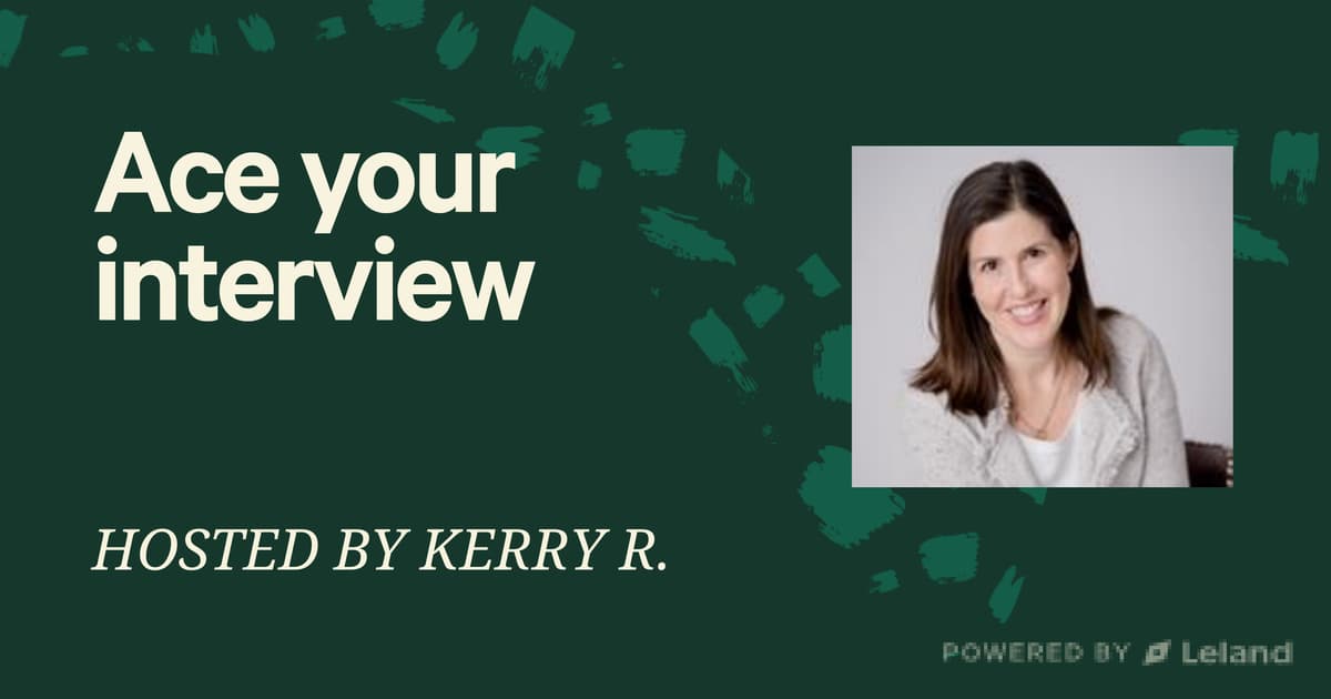 Ace Your Interview - 1 hour interview preparation session