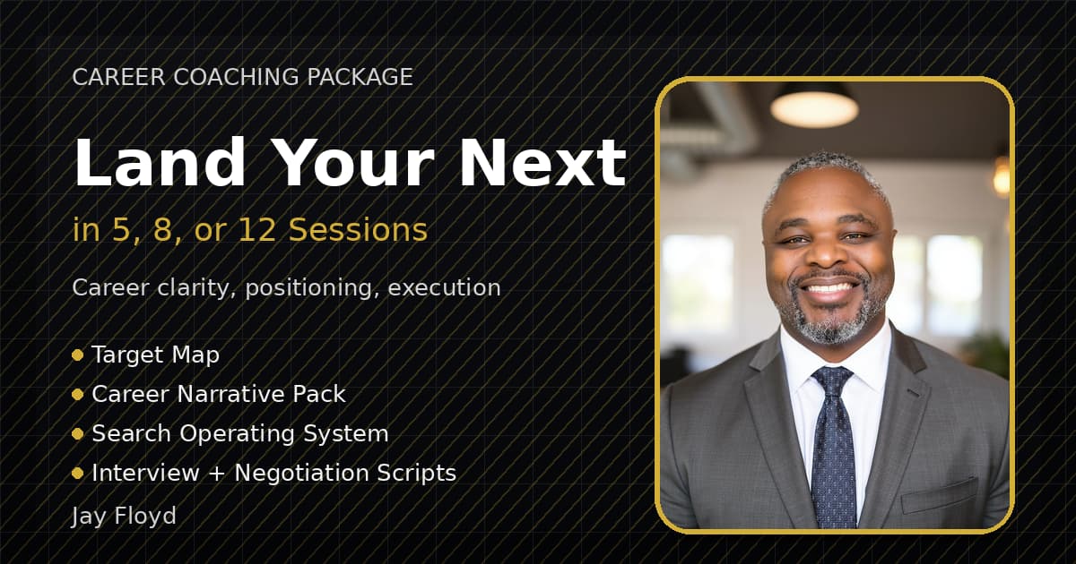 Land Your Next Role in 5, 8, or 12 Sessions