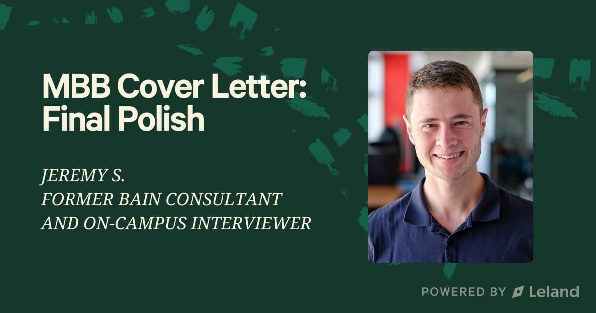 MBB Cover Letter: Final Polish