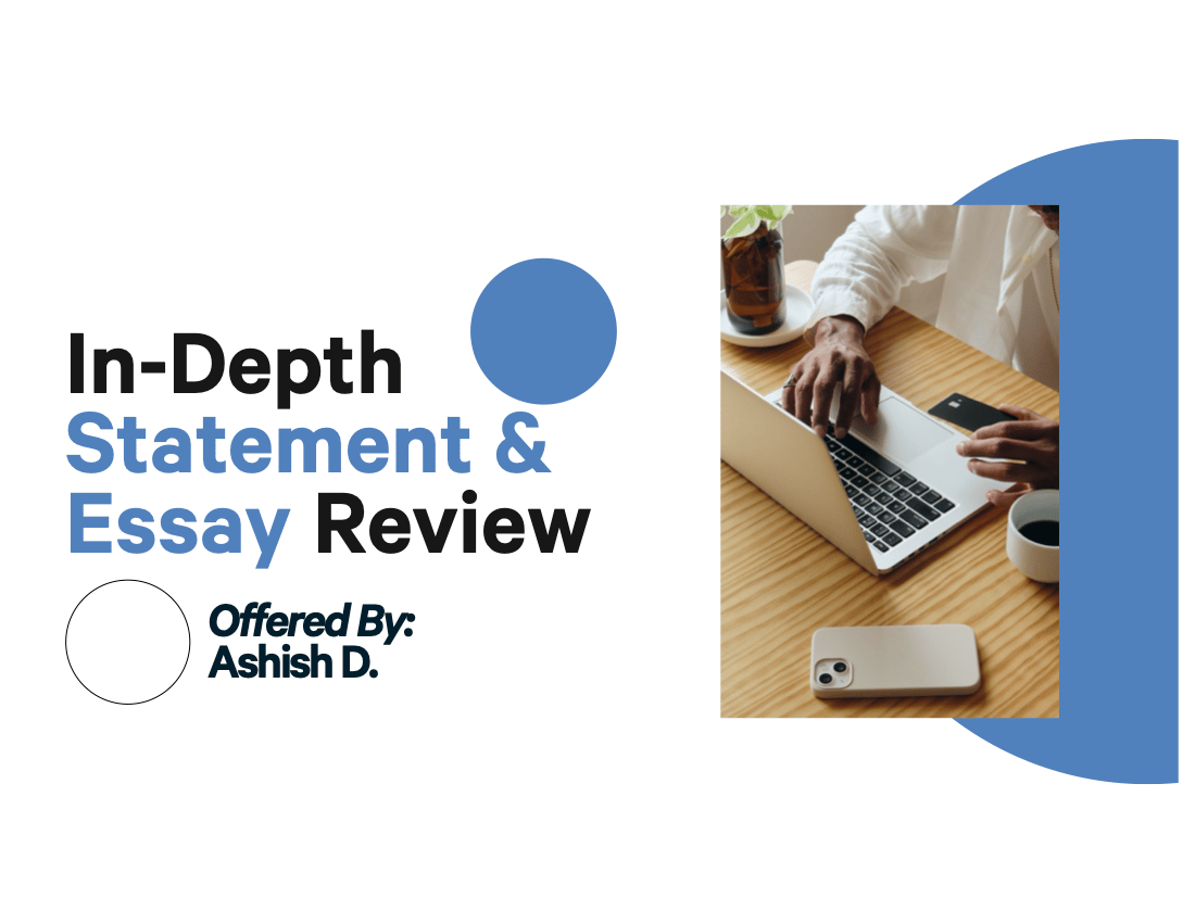 JD Personal Statement/Essay Review