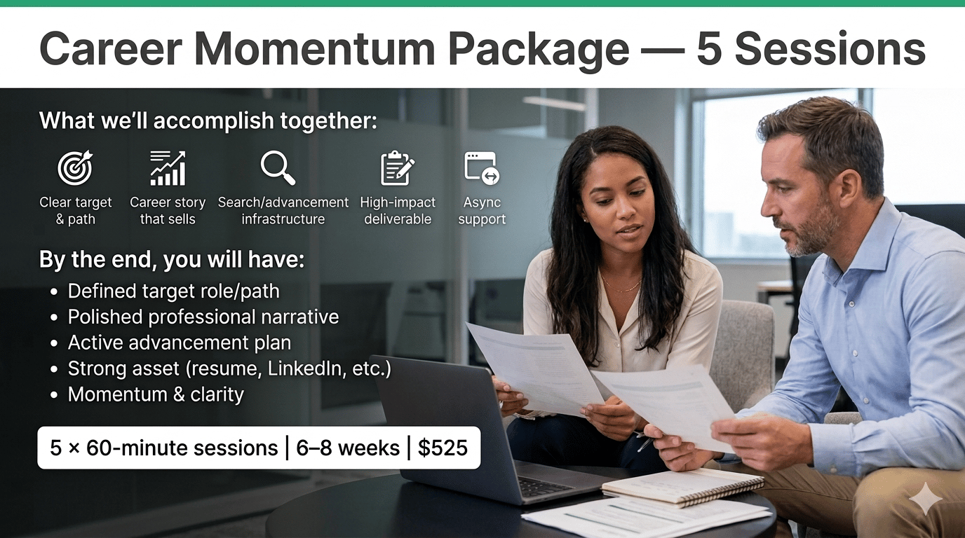 Career Momentum | Turn Your Career Goal Into a Done Deal