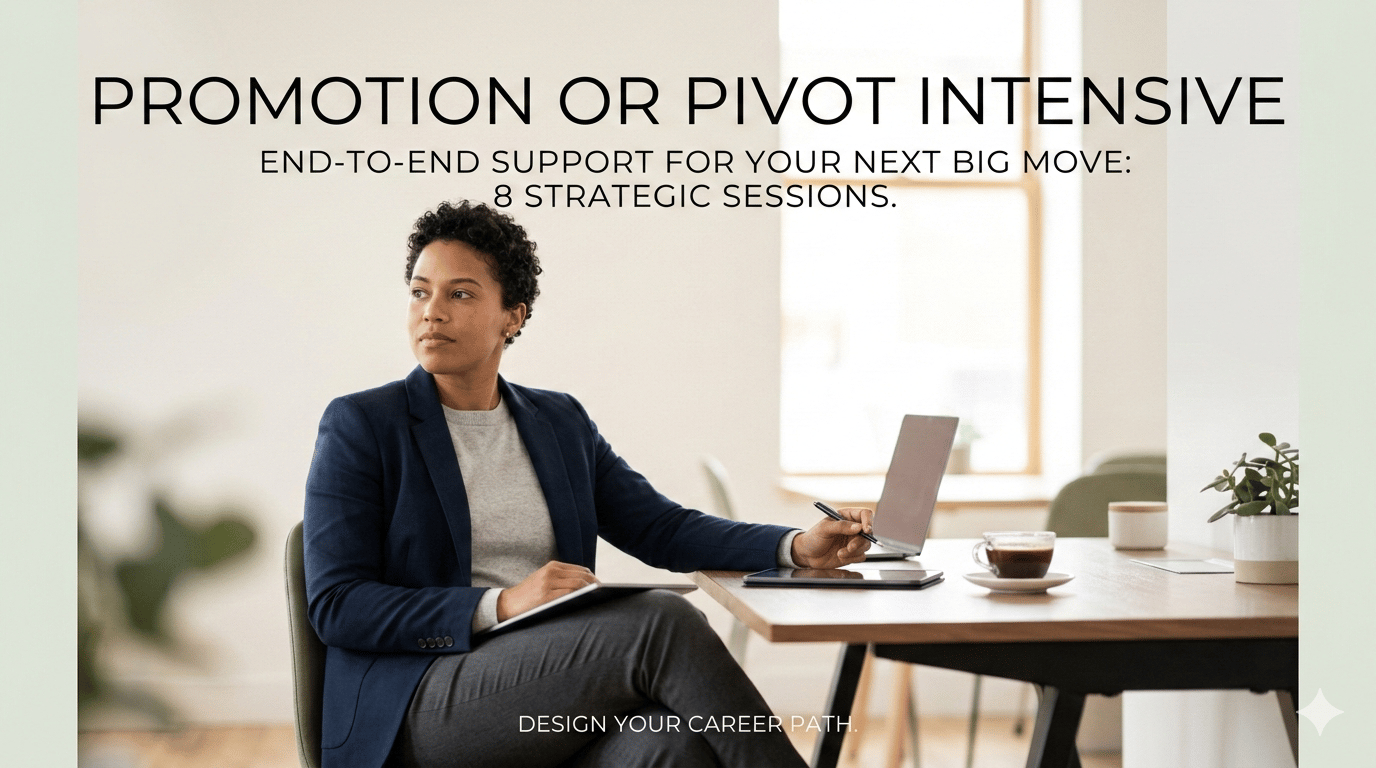 Your Promotion or Pivot, Done Right