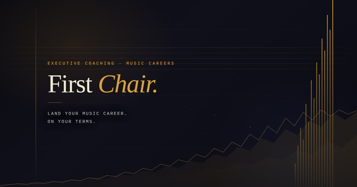 First Chair - Land Your Music Career