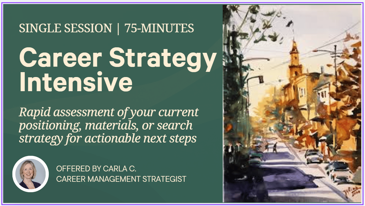 Career Strategy Intensive