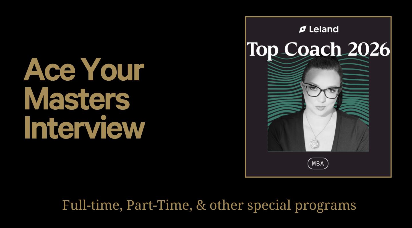 🎓 Masters Admissions - Ace Your Interview