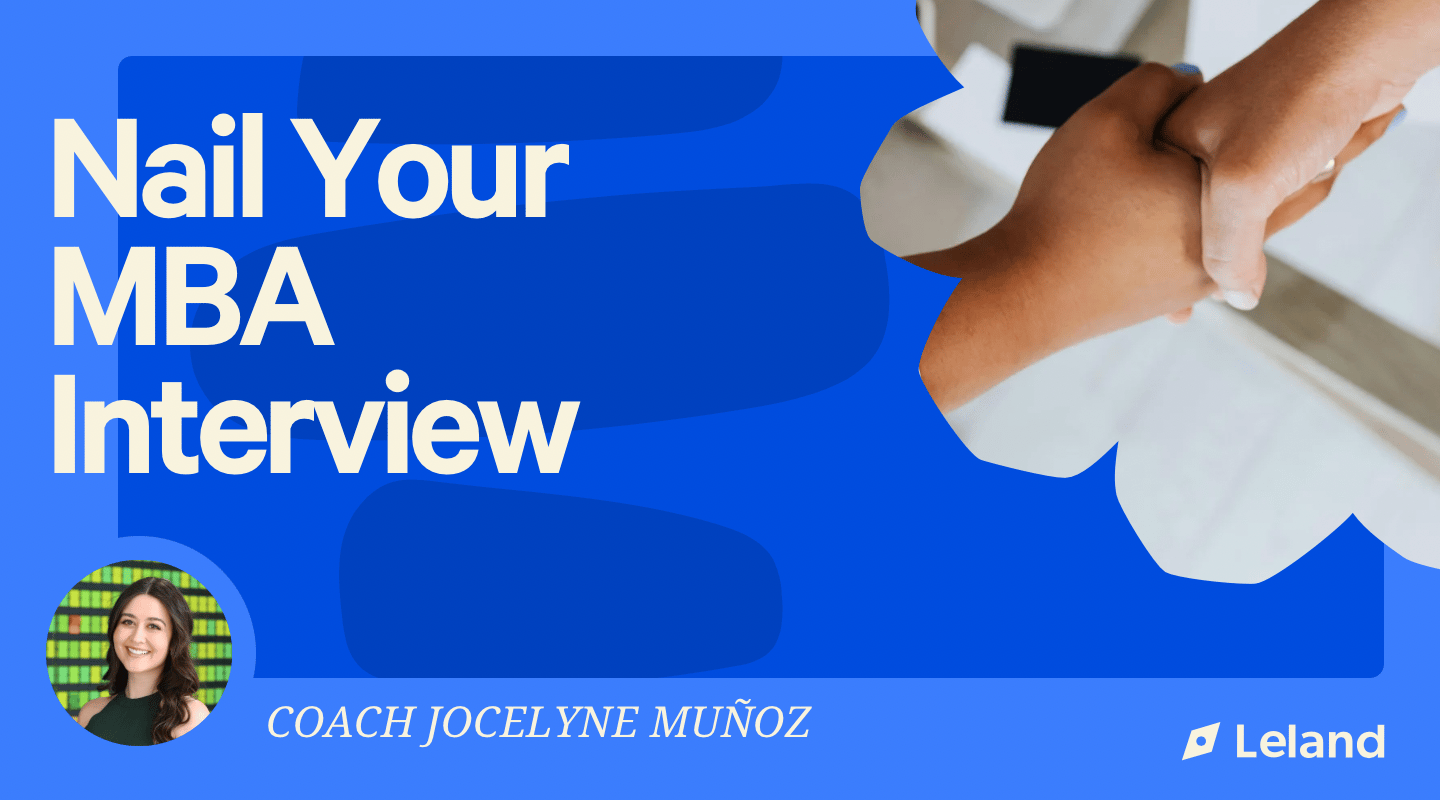 Nail Your MBA Interview