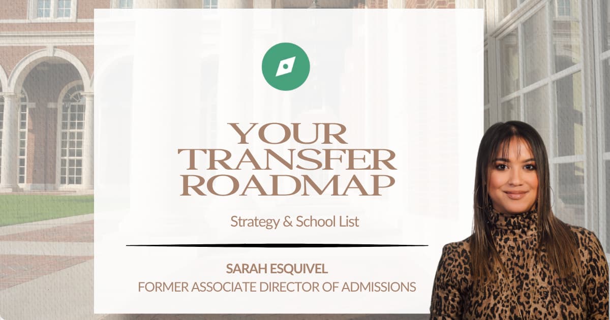 Your Transfer Roadmap: Strategy & School List