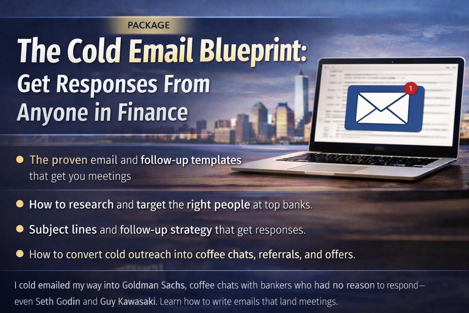 The Cold Email Blueprint: Get Responses From Anyone in Finance