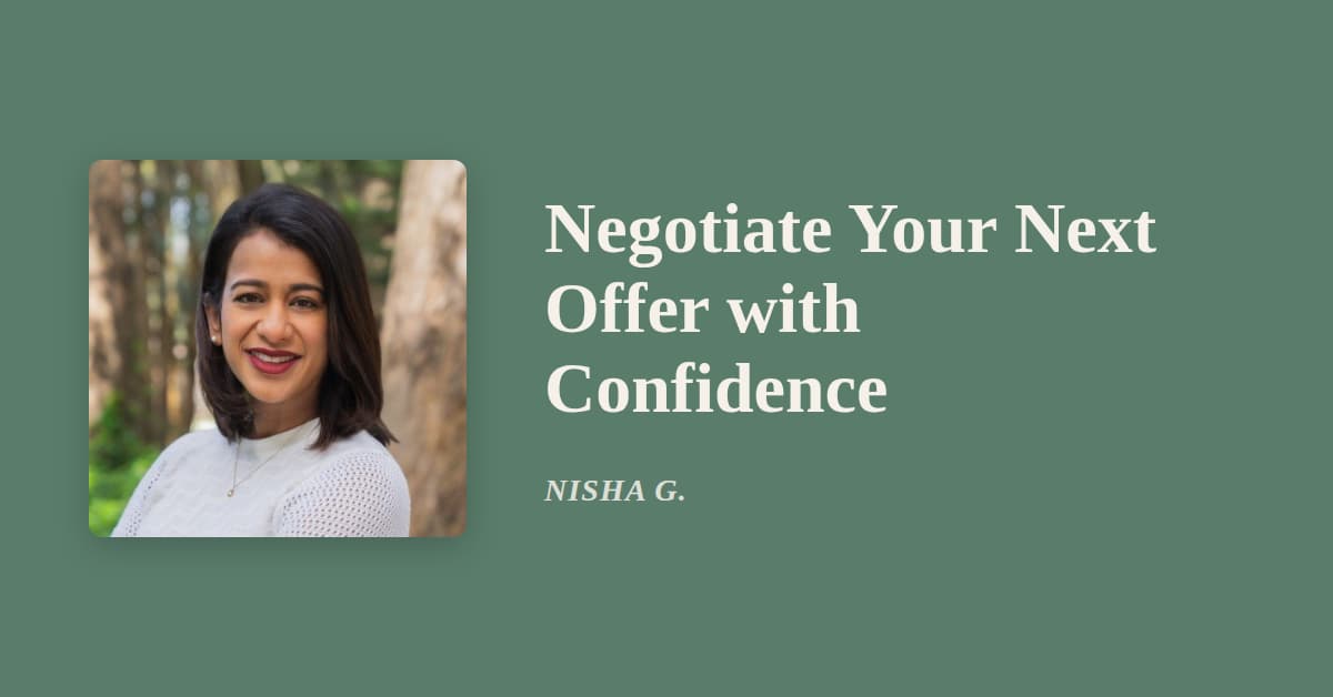 1:1 Offer Review: Valuing your expertise