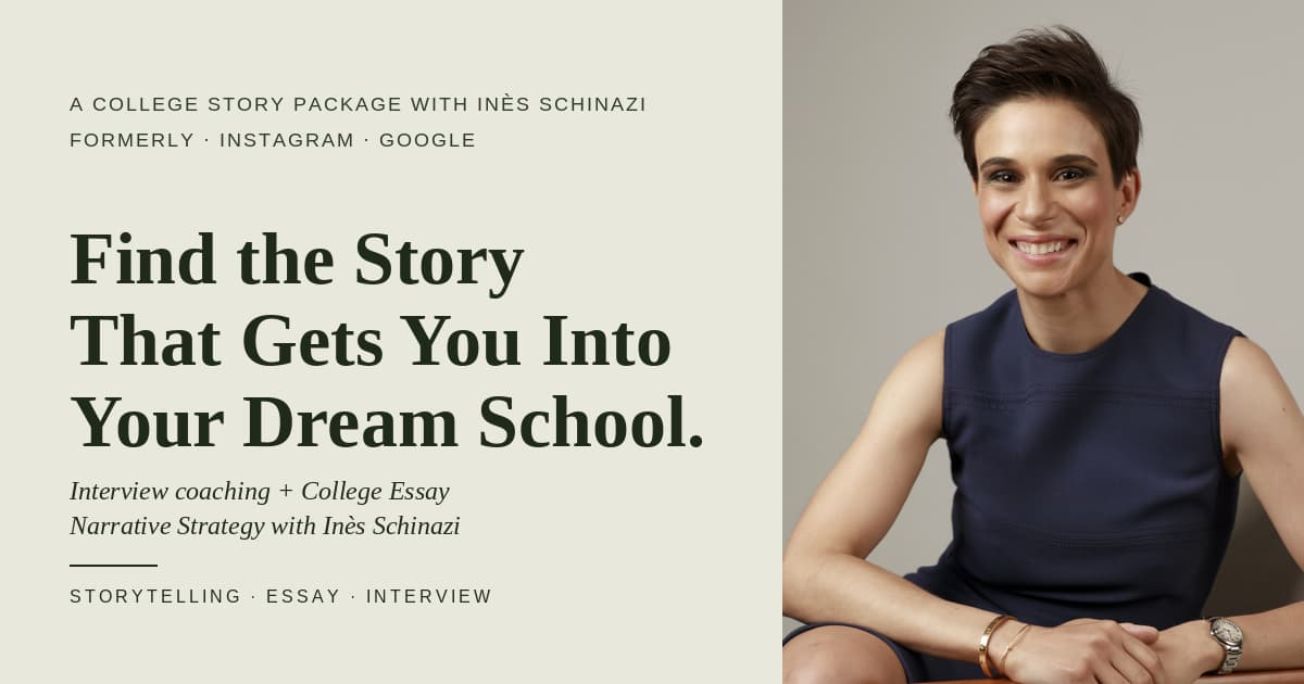 Find the Story that Gets You Into Your Dream School 