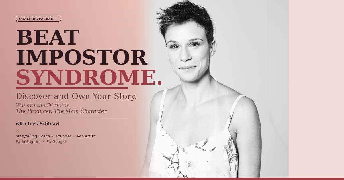 Beat Imposter Syndrome. Discover and Own Your Story. 
