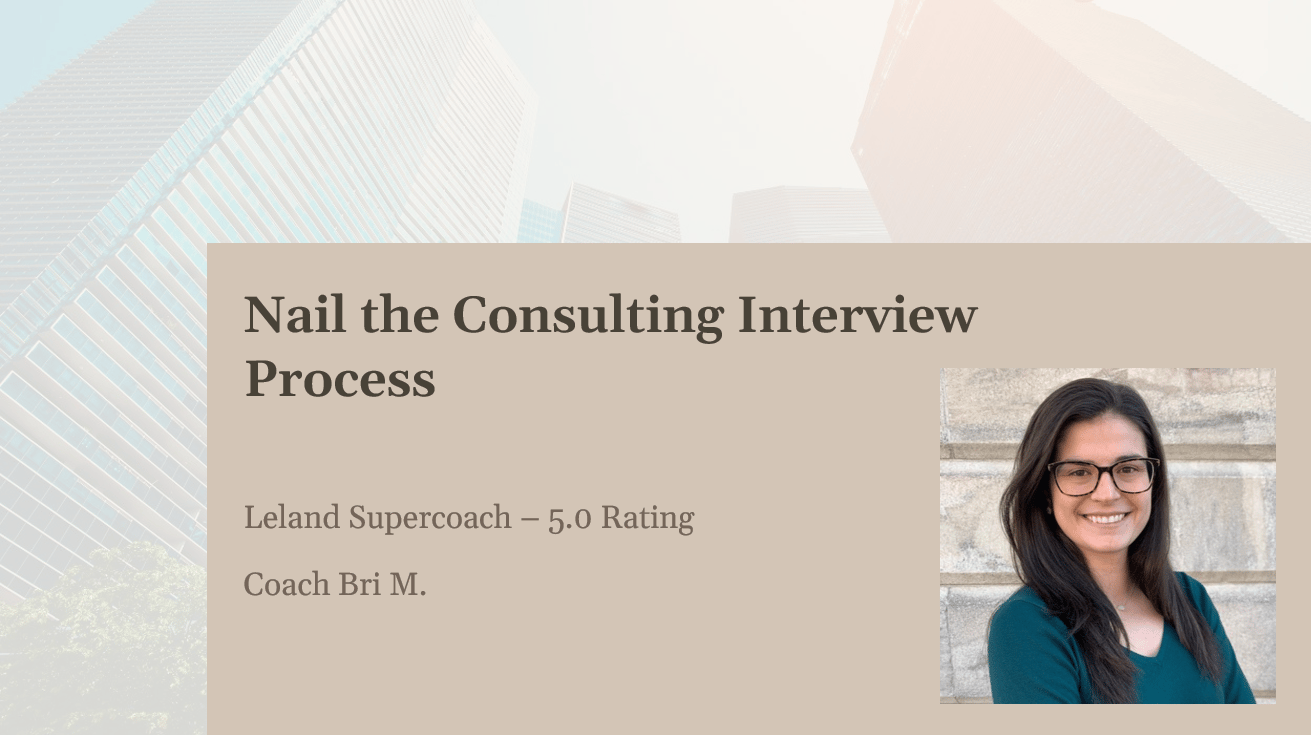 Nail the Consulting Interview Process