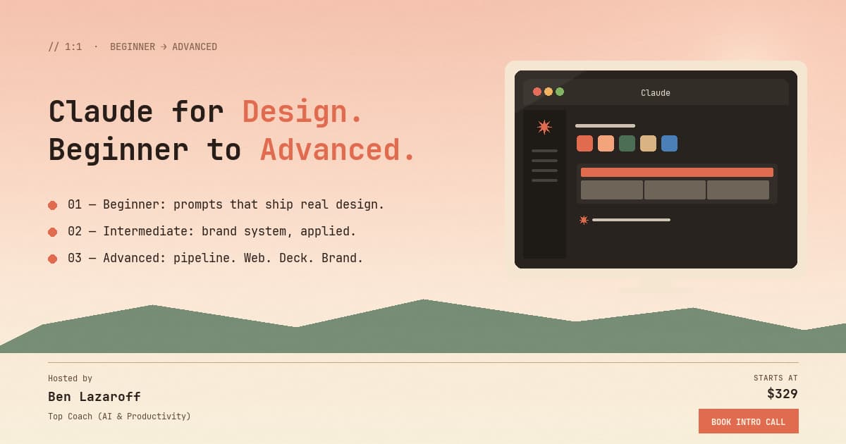 Claude for Design — Beginner to Advanced