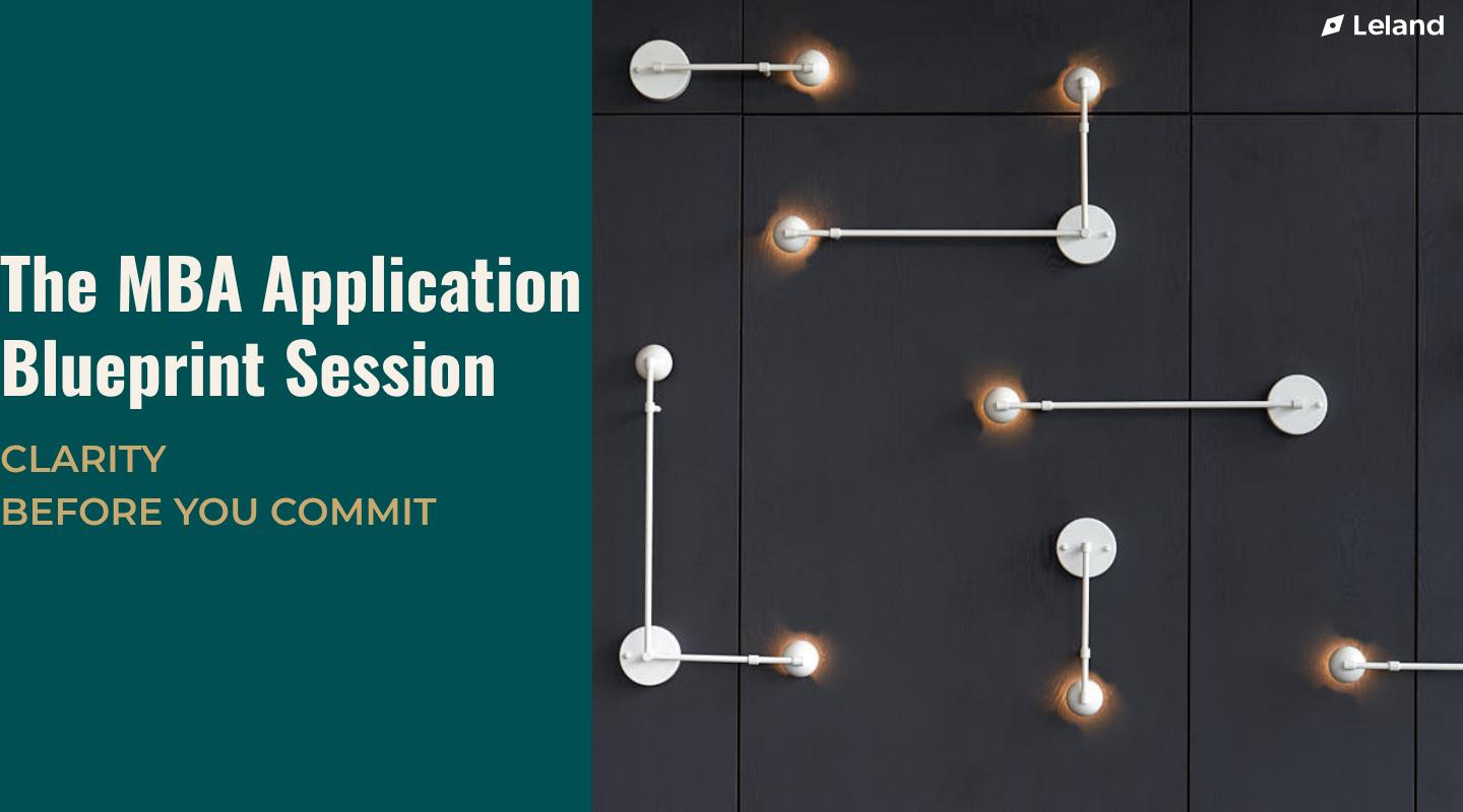 The MBA Application Blueprint Session - Clarity Before You Commit
