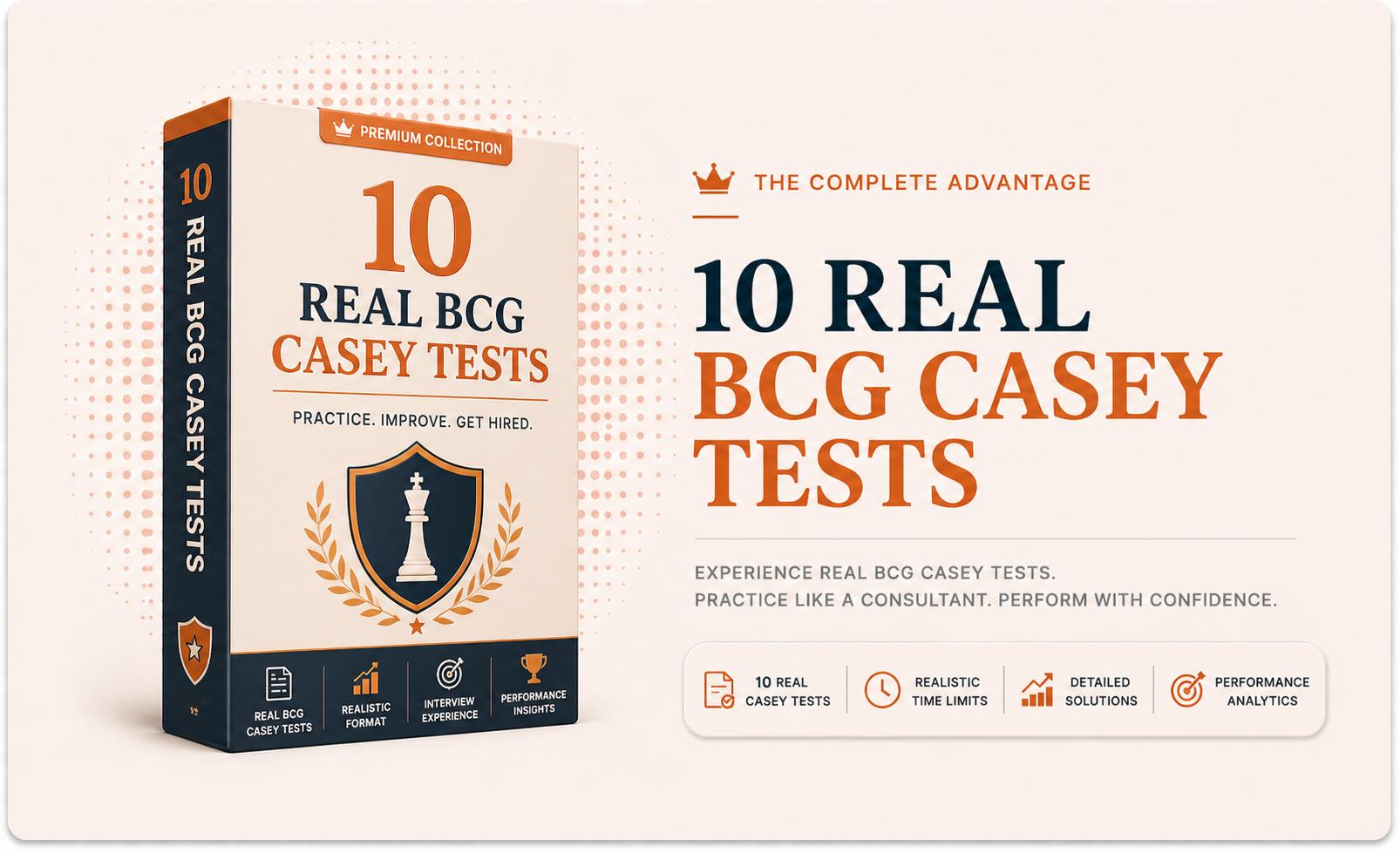 BCG Casey: 10 Tests from Real Exams - Real Format, Real Difficulty