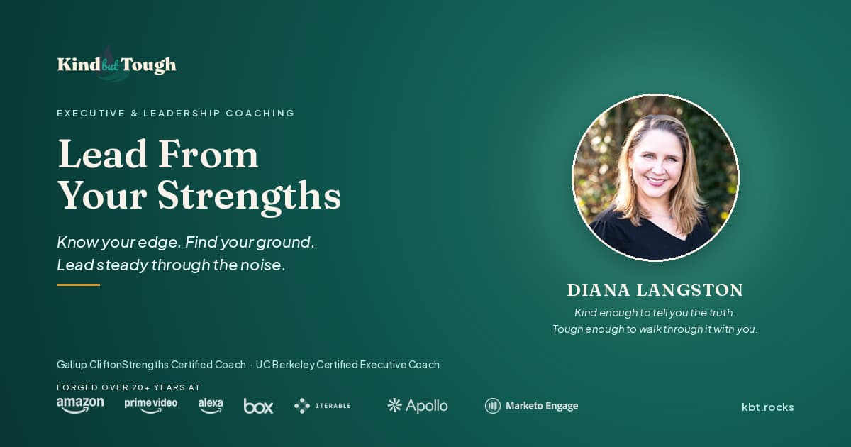 Lead From Your Strengths - Lead from energy, not burnout 