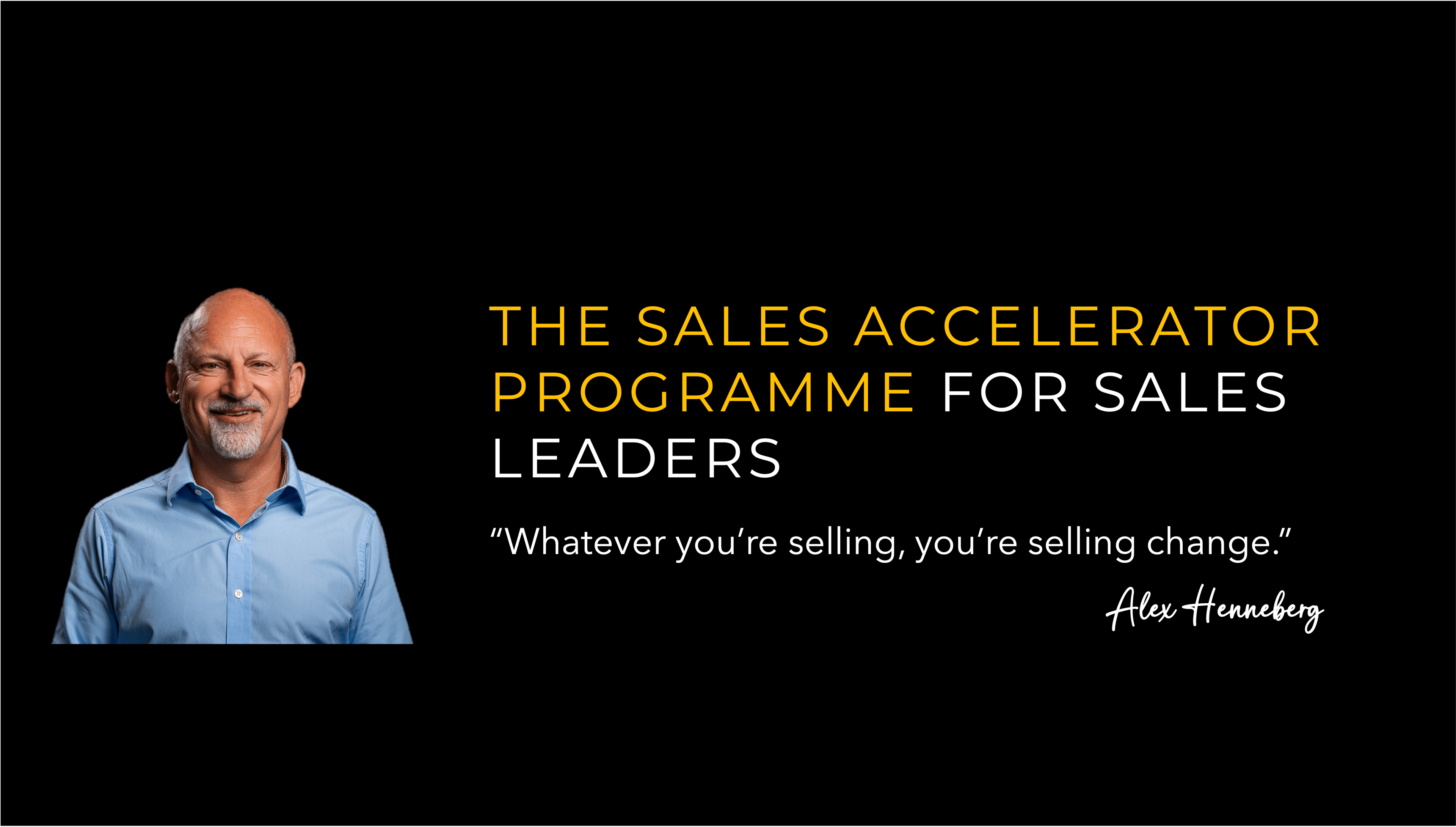 Accelerator Sales Programme (12hrs) - B2B sales skills for founders & SMEs