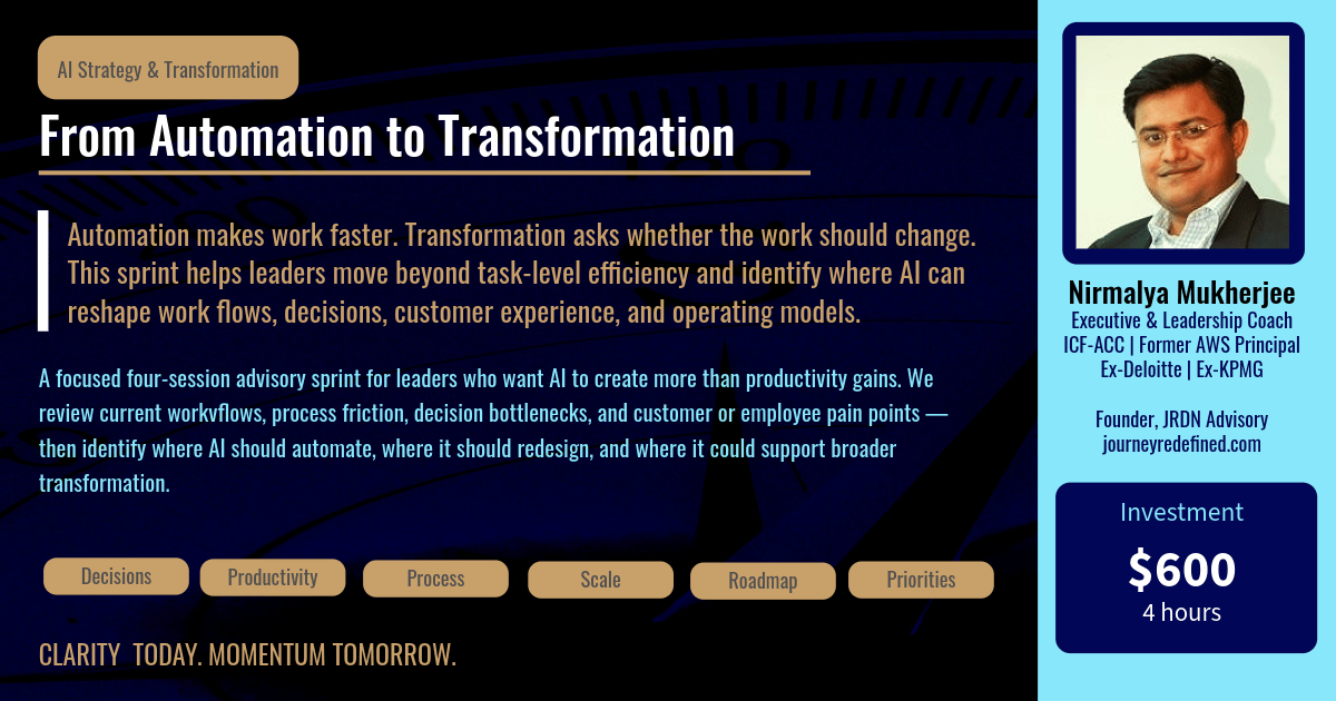 From Automation to Transformation