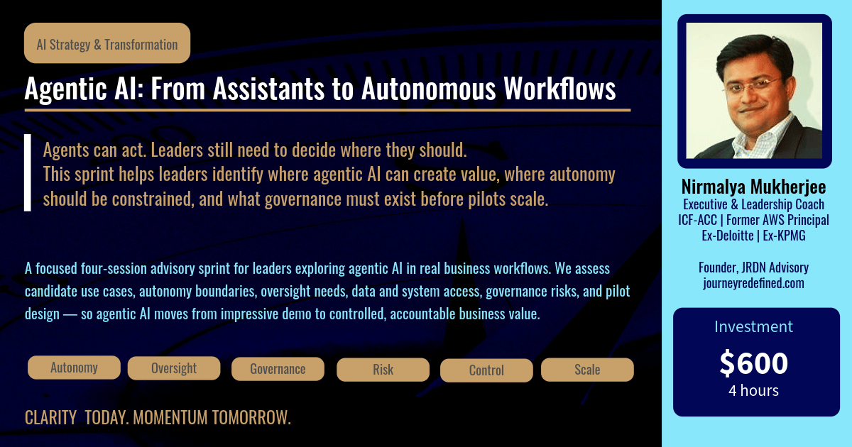 Agentic AI: From Assistants to Autonomous Workflows