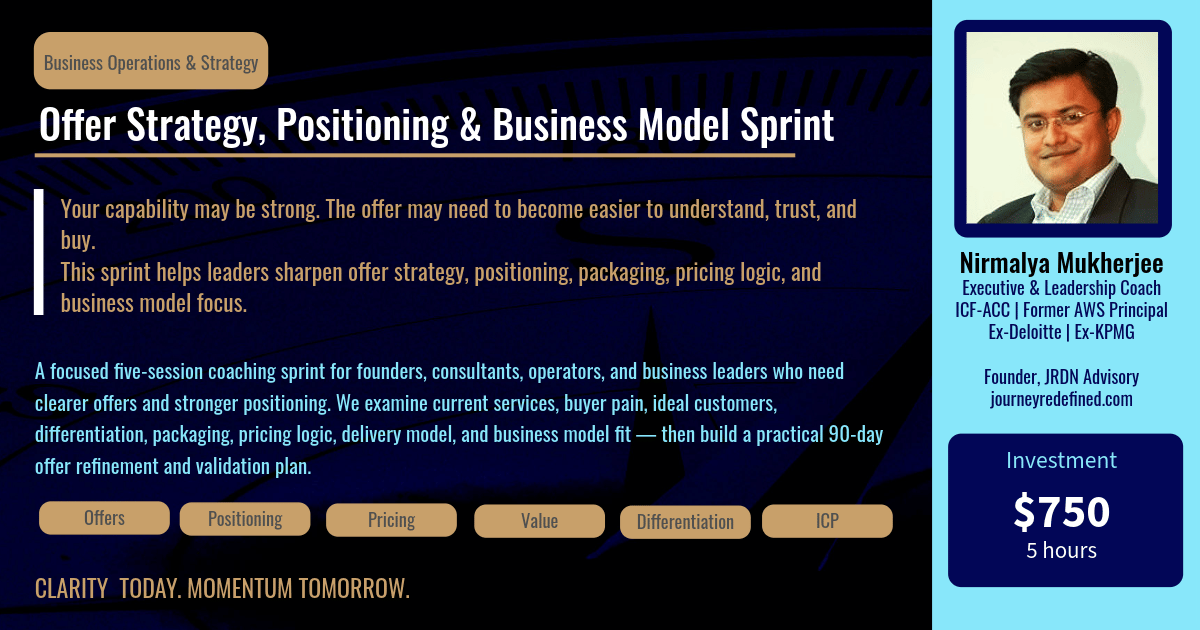 Offer Strategy, Positioning & Business Model Sprint