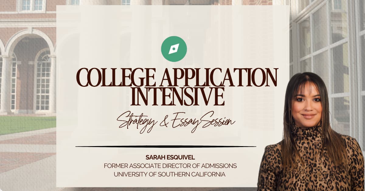 College Application Intensive: 2 Hour Strategy & Essay Session