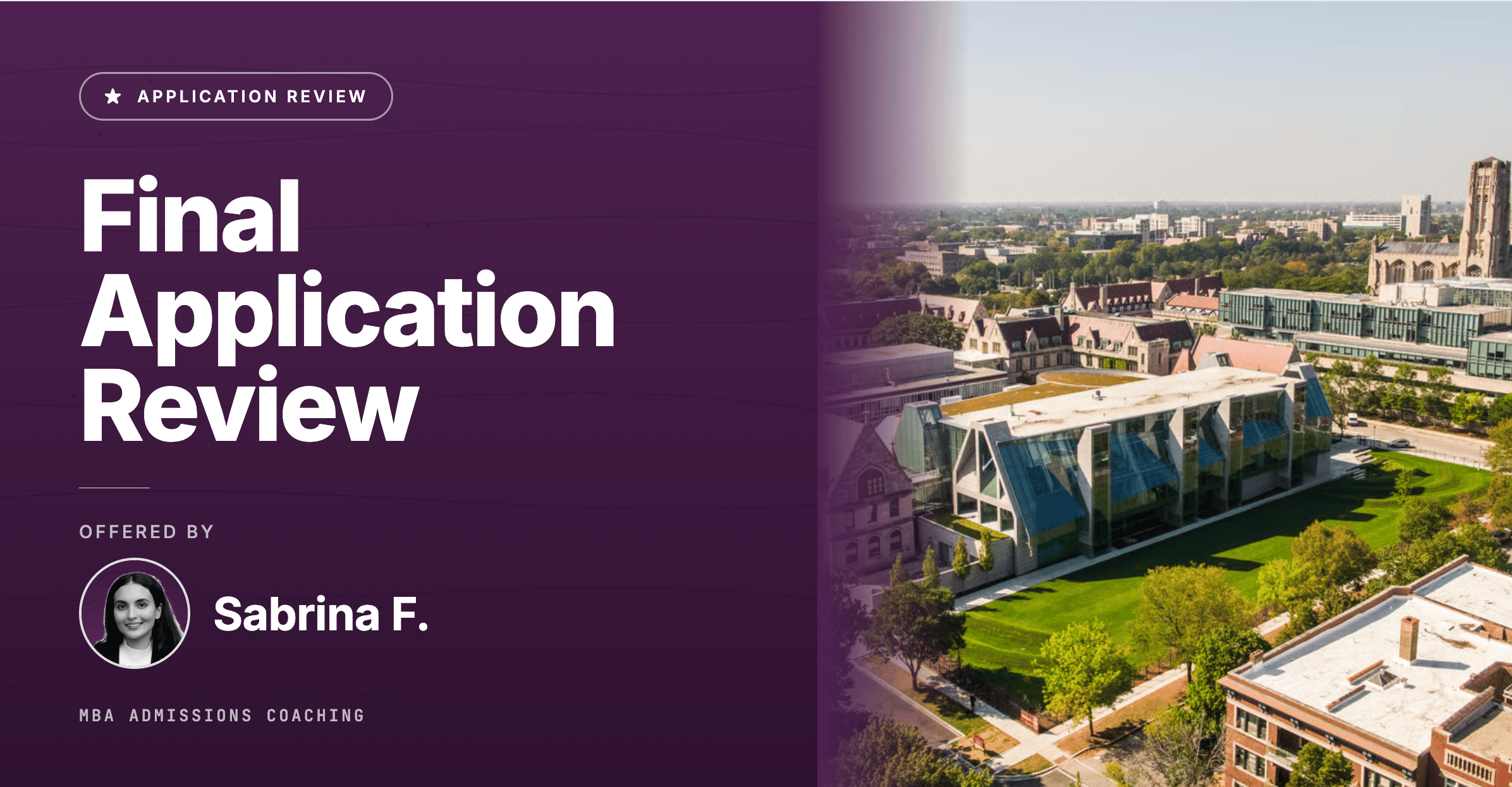 Final Application Review