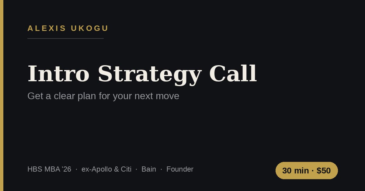 Intro Strategy Call: Get a Clear Plan for Your Next Move