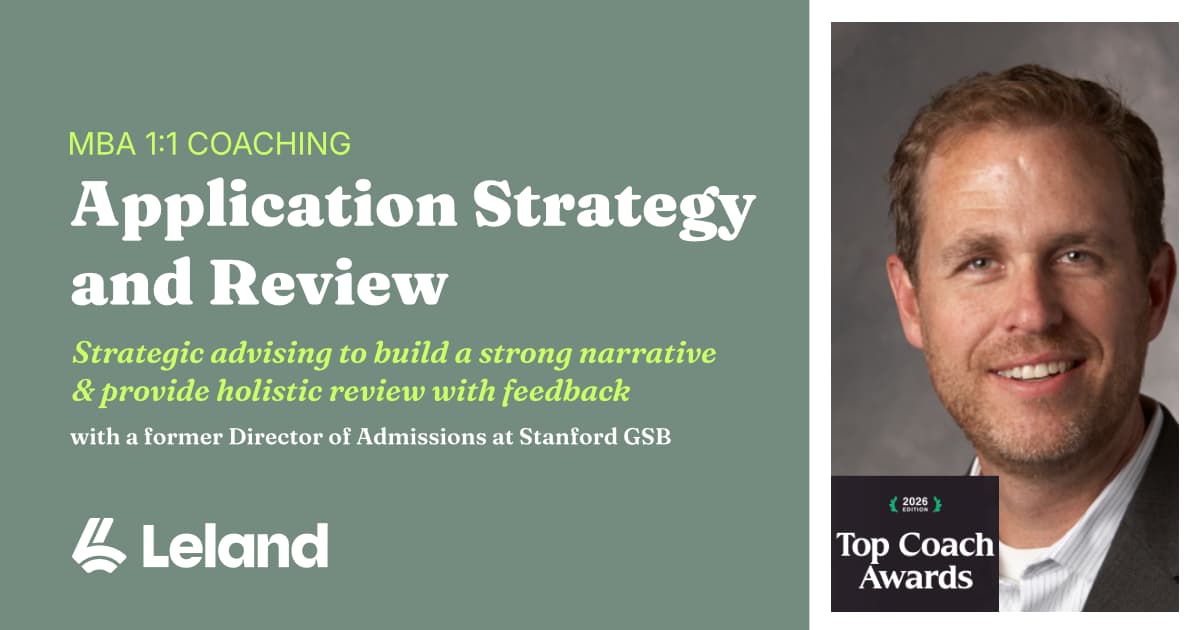 Application Strategy and Review with Former Admissions Director