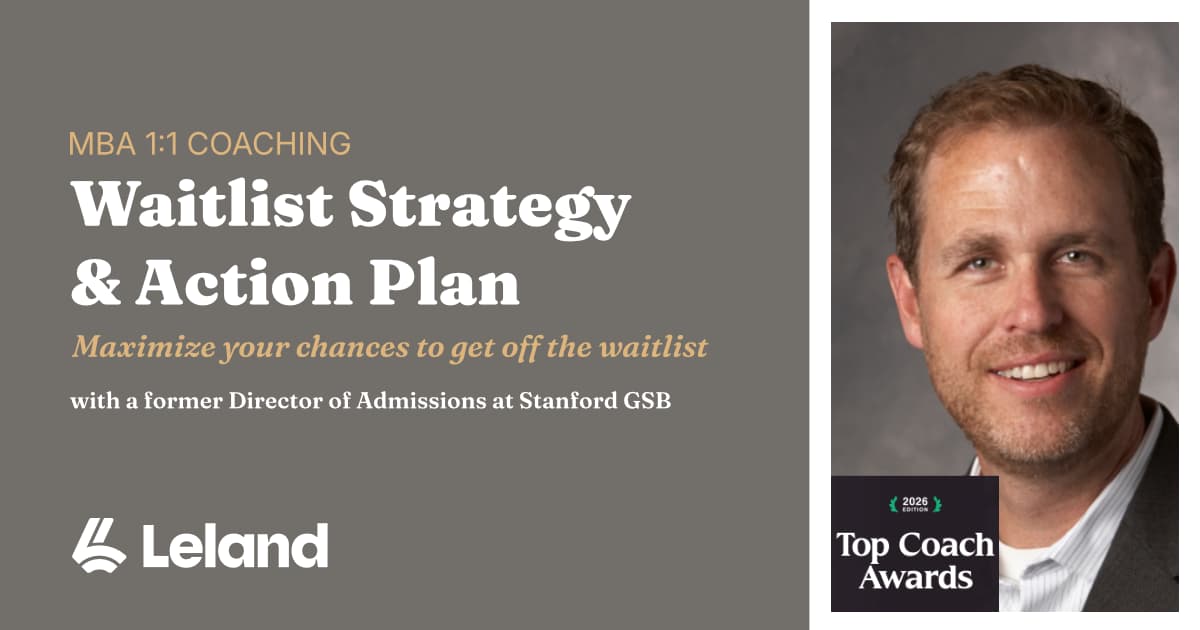 B-School Waitlist Strategy