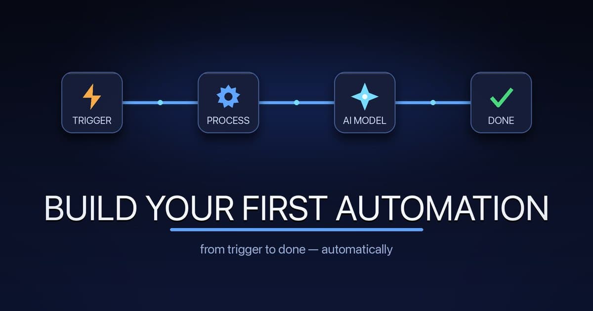 Build Your First Automation