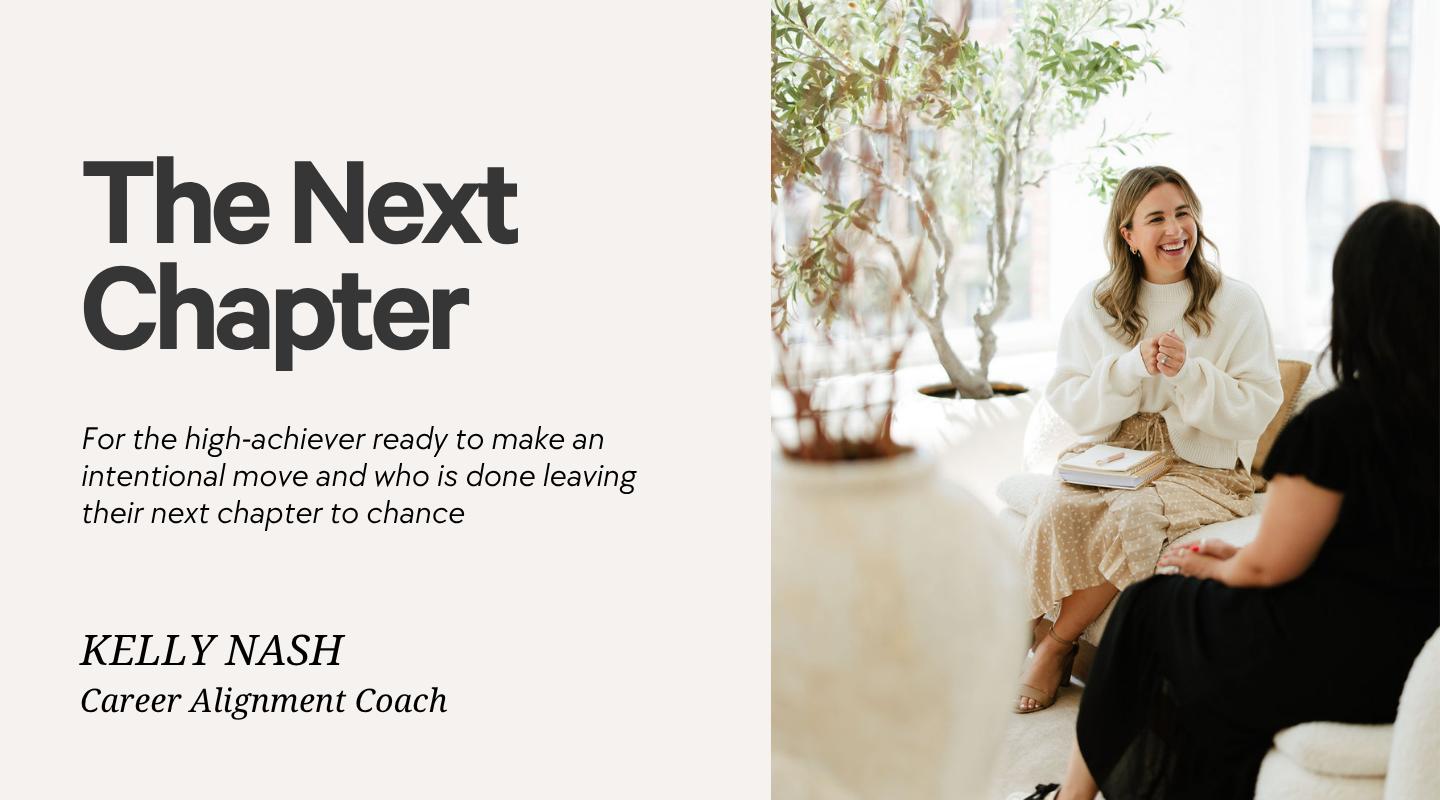 The Next Chapter - move from clarity to aligned action in your job search