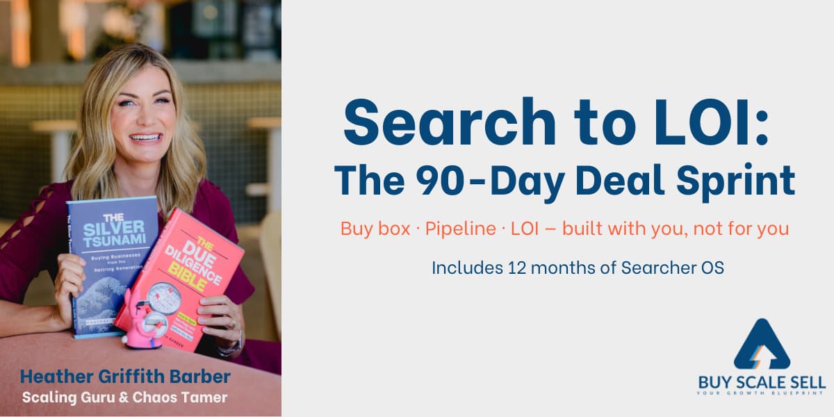 Search to LOI: The 90-Day Deal Sprint
