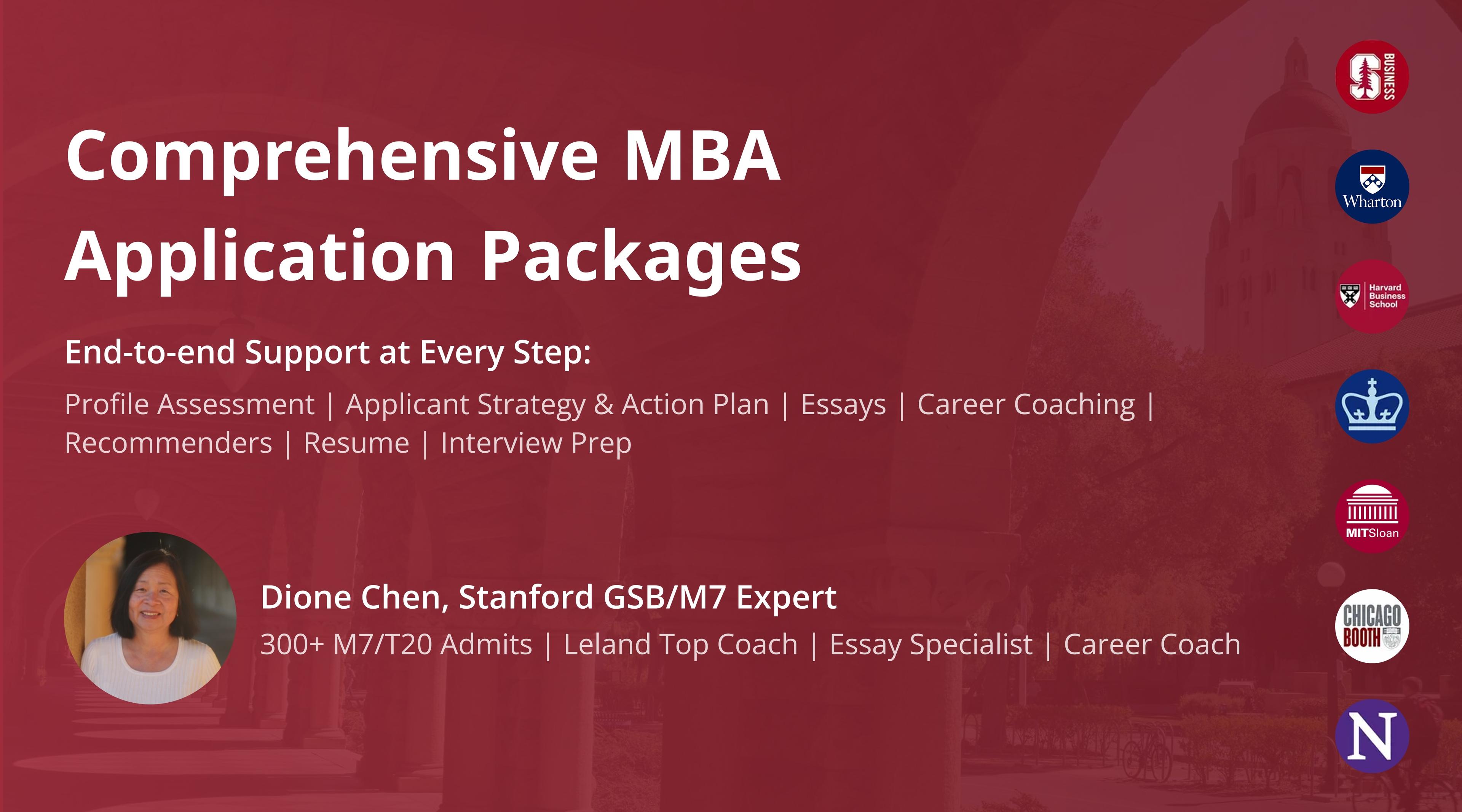 Comprehensive MBA Application Package - End-to-End Personalized Support