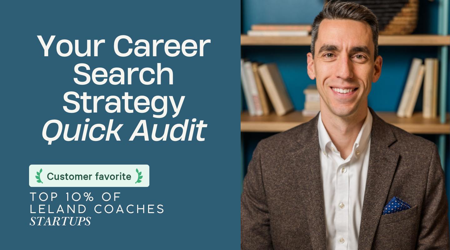 Your Career Search Strategy Quick Audit