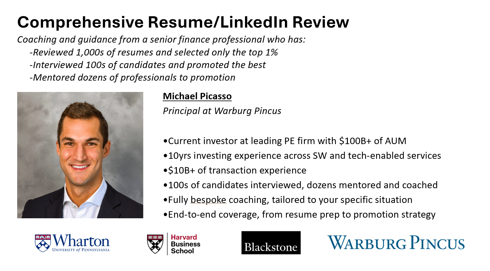 IB Resume & LinkedIn Review