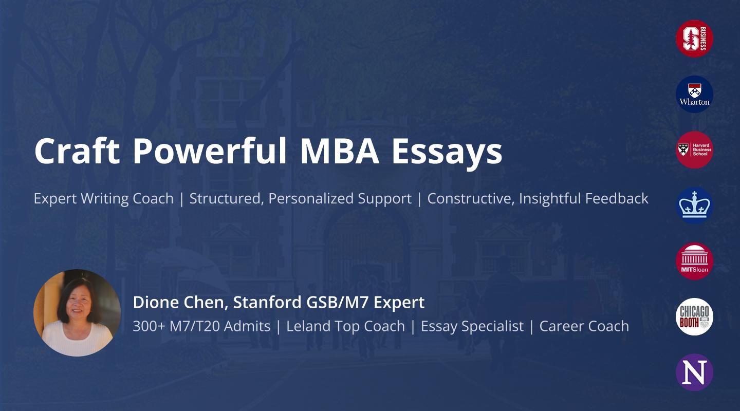 Craft Powerful MBA Essays